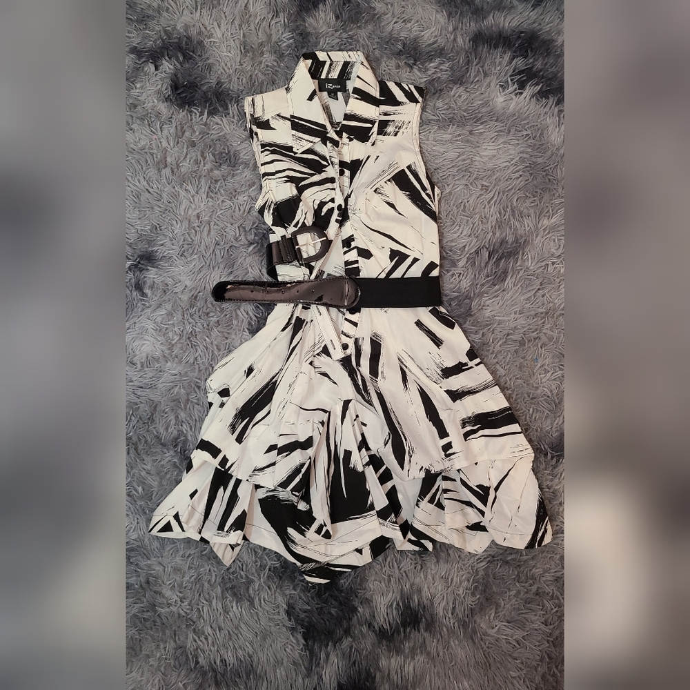 IZ Byer Button Down Fashion Dress